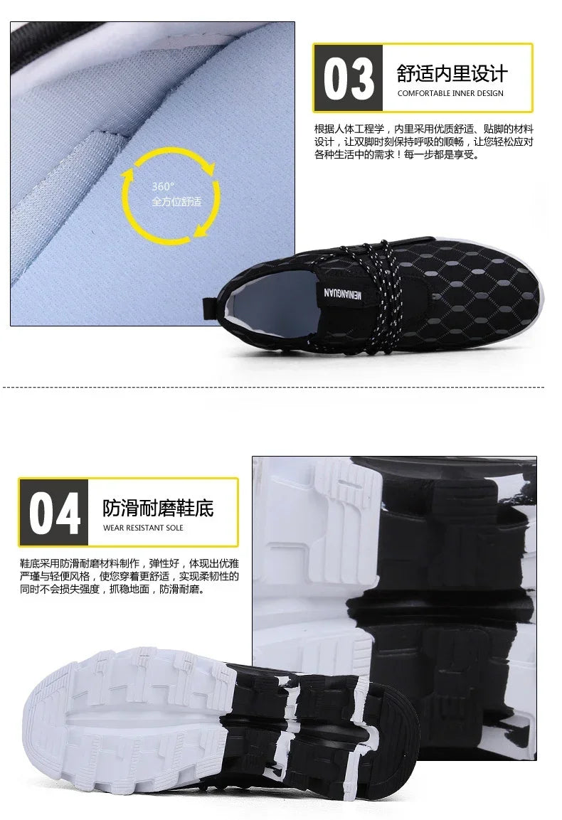 Men's Sports Shoes Breathable Casual Walking Shoes Men's Fashion Clothing Tennis Sports Shoes