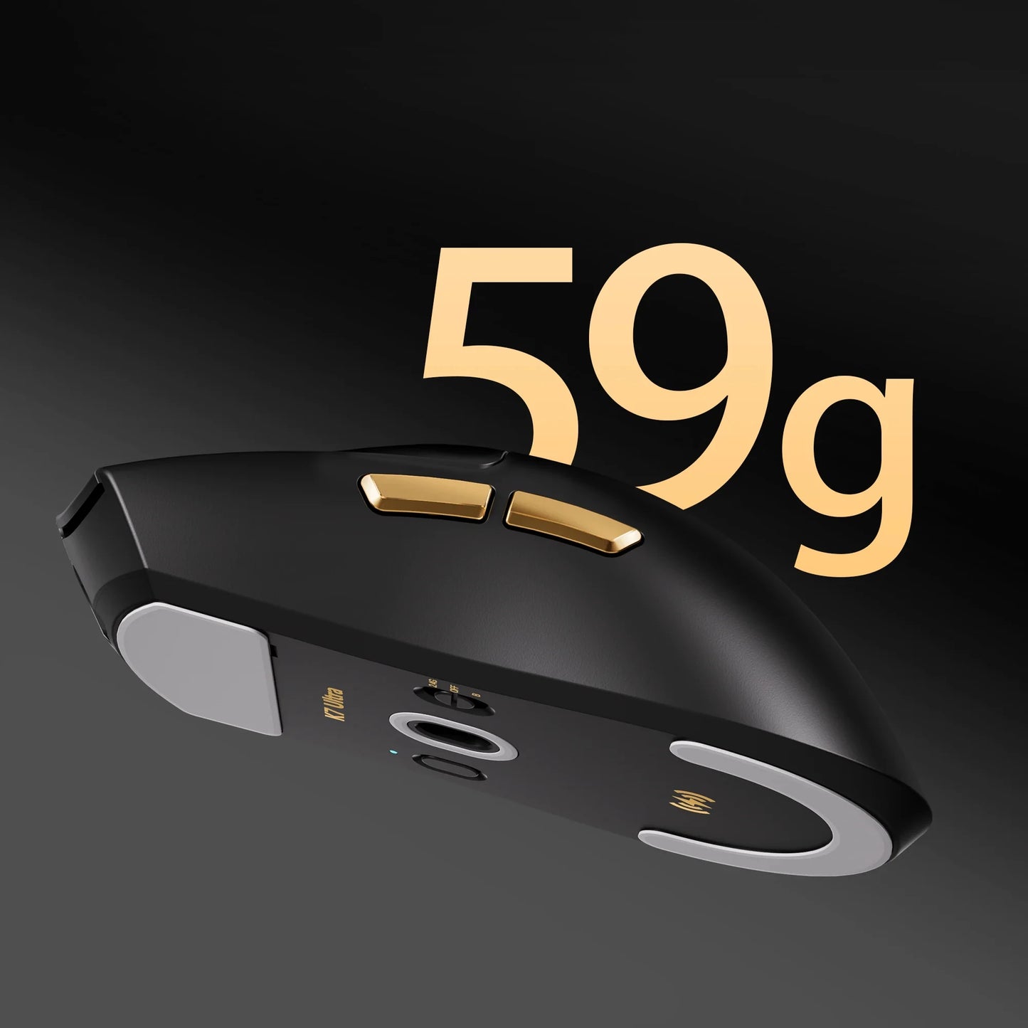 MCHOSE K7 Ultra trådløs gamingmus PAW3950 dobbelt 8K polling rate let magnetisk trådløs opladningsdock esport kontor