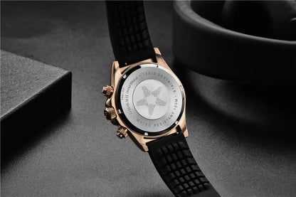 Montre-bracelet pour homme PAGANI DESIGN – Chronographe de luxe, mouvement à quartz MIYOTA VK63, verre saphir, étanche, style sportif