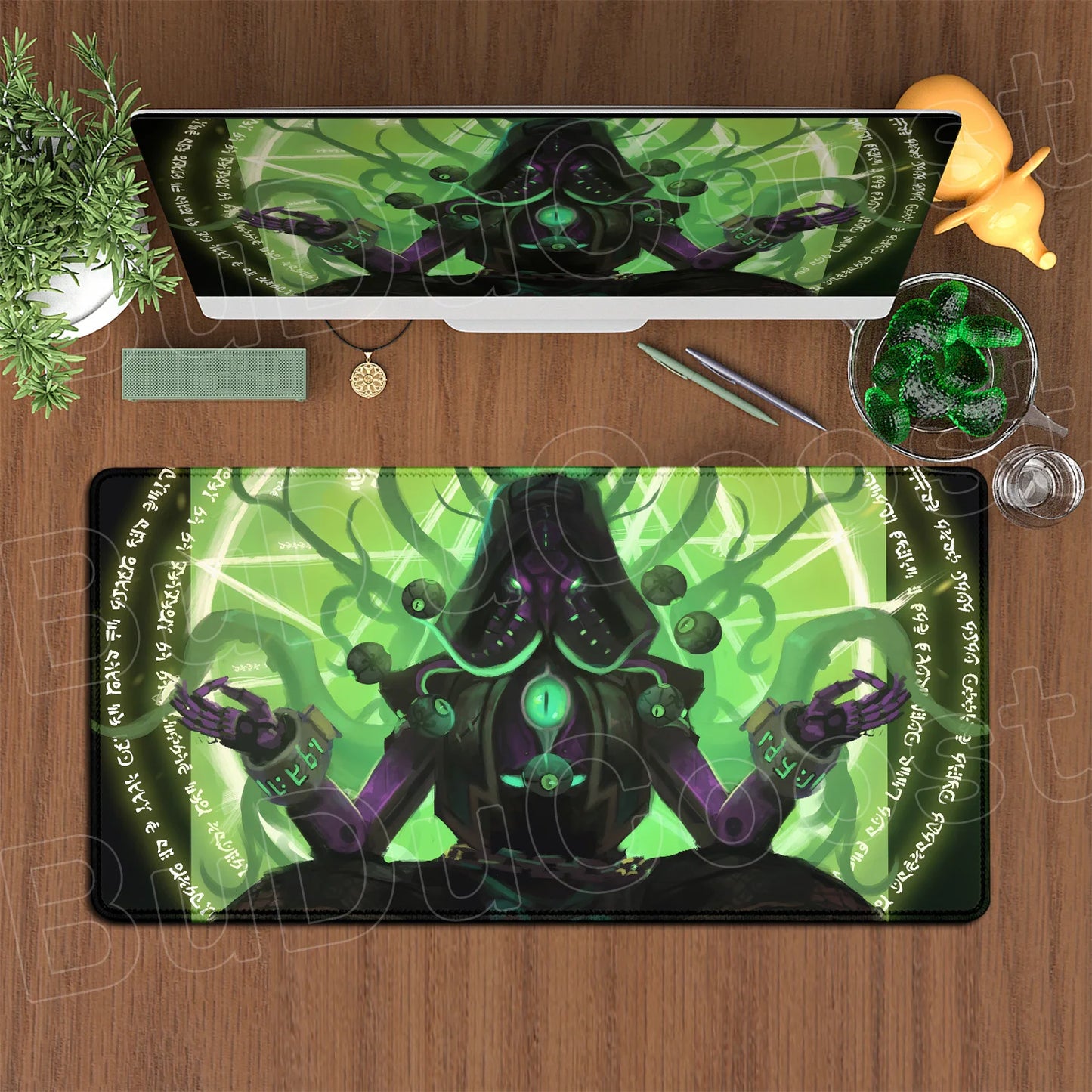 Produit gaming premium Fraquane, Large XXL DIY Cool Overwatch Mouse Pad Keyboard Table Gaming Accessories Non-Slip Rubber Edge locking spped Laptop Rug desk Mat, équipement gamer