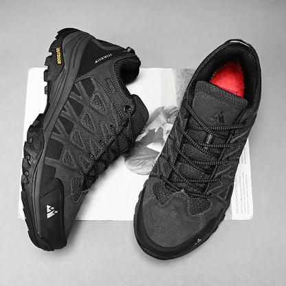HIKEUP Zapatillas de exterior de moda para hombre, calzado deportivo casual de senderismo, botas de trekking de montaña y camping, antideslizantes y resistentes al desgaste