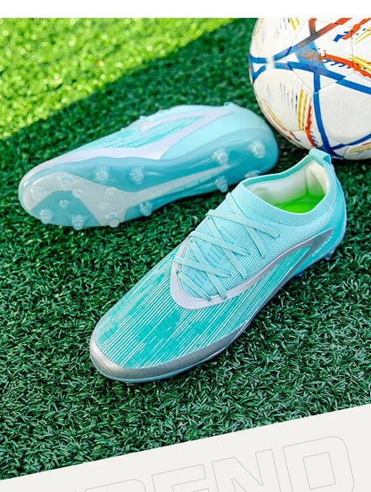 New Men Football Boots Outdoor Cleats Breathable Adult Non Slip Soccer Shoes Sport Long Spikes Training Boys Match Comfortable