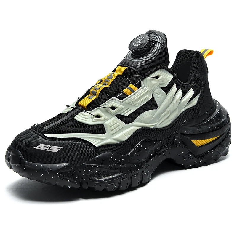 Luxury Men's Sneakers, Casual Breathable Trainer, Race Fashion Loafers, Running Shoes for Men Tennis