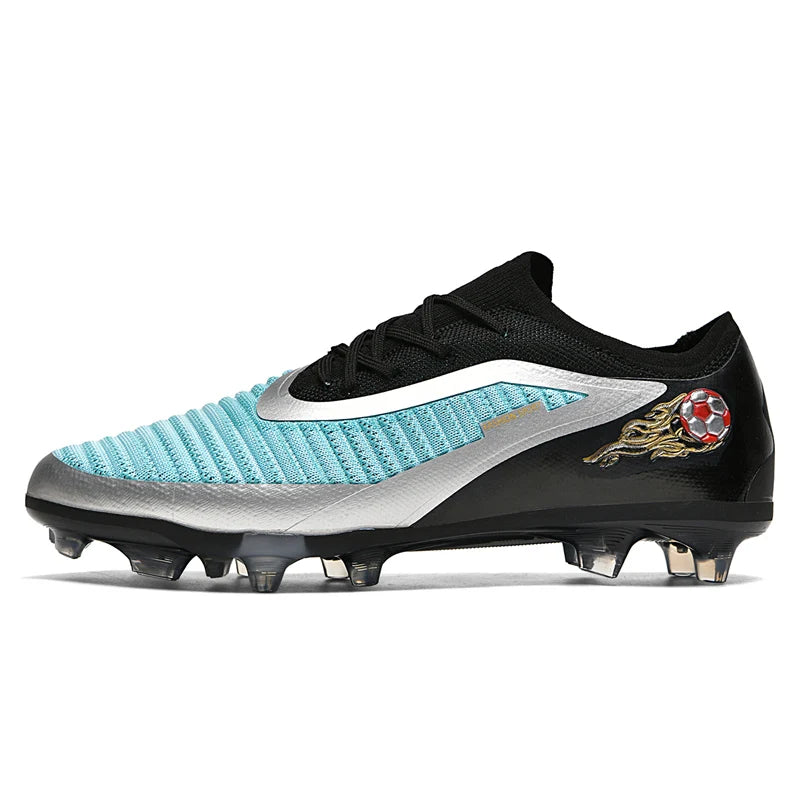 New Men Soccer Shoes Adult Non Slip Football Boots Outdoor Sport Boys Long Spikes Training Cleats Breathable Match Comfortable