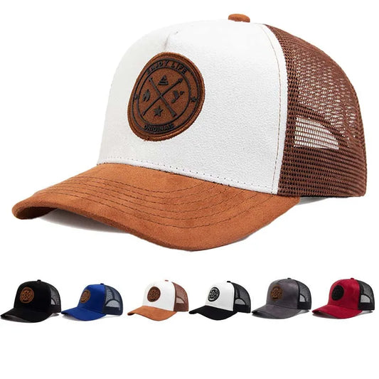Hot selling high quality Mesh Baseball Cap unisex Fashion Casual Breathable Letter Icon Hip Hop Trucker Cap Outdoor Sport DadHat