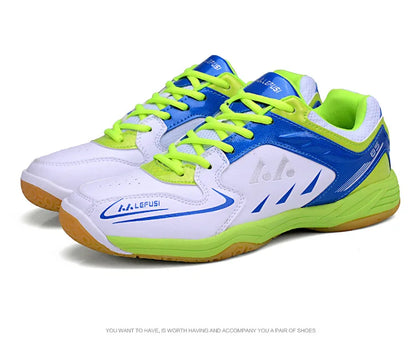 Sapatos de badminton para competição profissional, para homem e mulher, sapatos desportivos unissexo, sapatos de ténis, leves, ténis de mesa