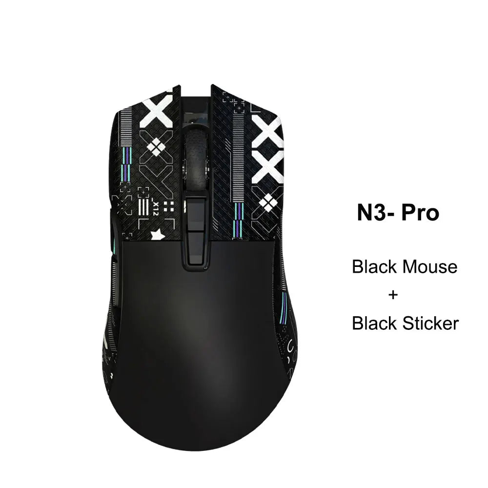 Motospeed Darmoshark N3 Pro Bluetooth brezžična gaming miška, dvojni 8K, tri-mode, polnilna, PAW3395, 64g, ergonomska miška za gamerje