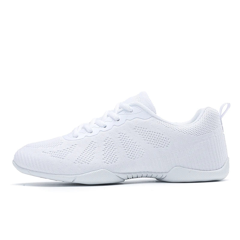 Marwoo Girls White Cheer Dance Sneakers Kids Lightweight Cheerleading Training Walking Tennis Womens Fashion Sports Shoes 2316