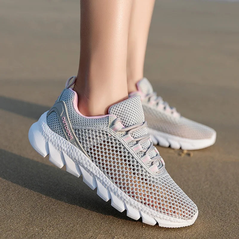Men Women Quick-Dry Wading Shoes Water Shoes Breathable AquaIn Upstream Antiskid Outdoor Sports Wearproof Beach Sneakers 39-46