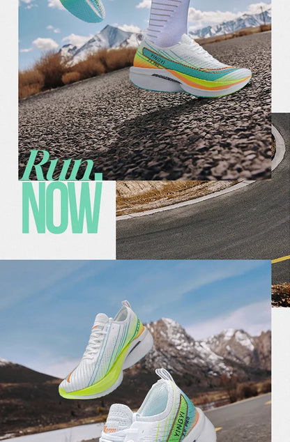 2025 IRUNSVAN SHADOW WING 2.0 PRO Marathon Air Cushion Sports Running Shoes, Carbon Plate Trail Running Shoes, Lightweight Sneakers