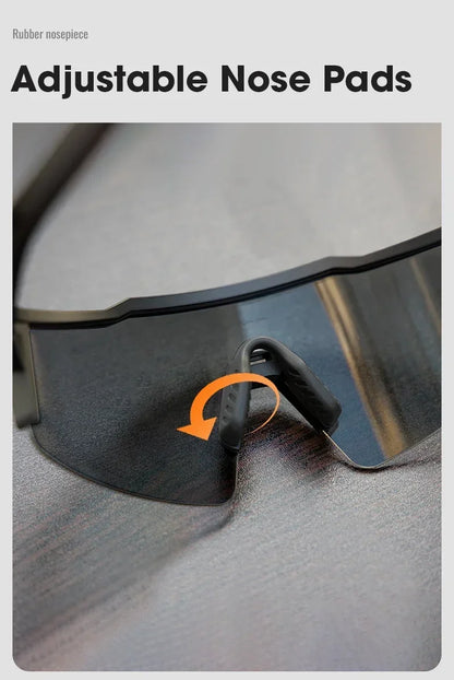 Kapvoe Fotochromowe okulary rowerowe dla mężczyzn Okulary modowe Rower górski Rower szosowy Okulary do jazdy na świeżym powietrzu Okulary sportowe MTB