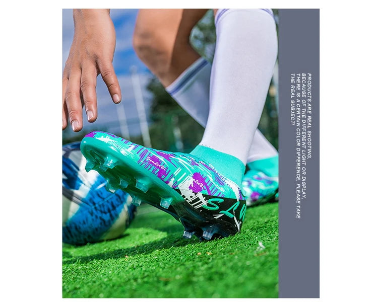 Professional Football Boots Men Soccer Shoes Society Football Cleats FG Ultralight Training Soccer Sneakers Outdoor Sports Shoe