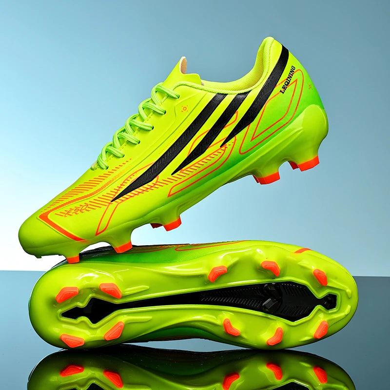 Chaussures de football professionnelles AG pour hommes, résistantes, décontractées, à crampons, antidérapantes, Fast Foo451·a