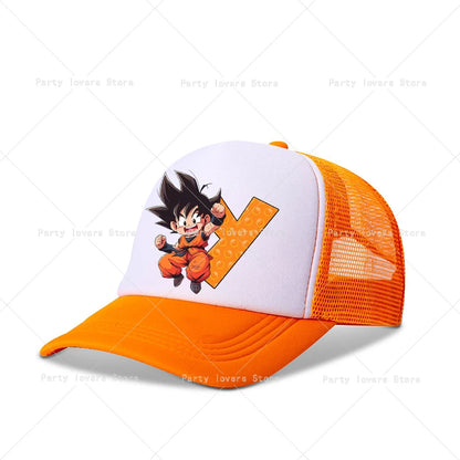 Dragons Ball Baseball Cap Anime Children Adult Base Hat Cartoon Summer Breathable Caps Kids Boys Outdoor Casual Sunshade Hats