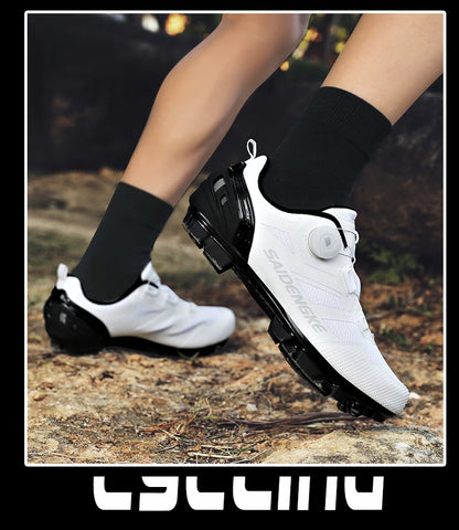 Sapatilhas de Ciclismo Unissexo Novas Profissionais Leves Luxyry Originais para Estrada em Borracha MTB Corrida Bicicleta Moda Bike Street Sports