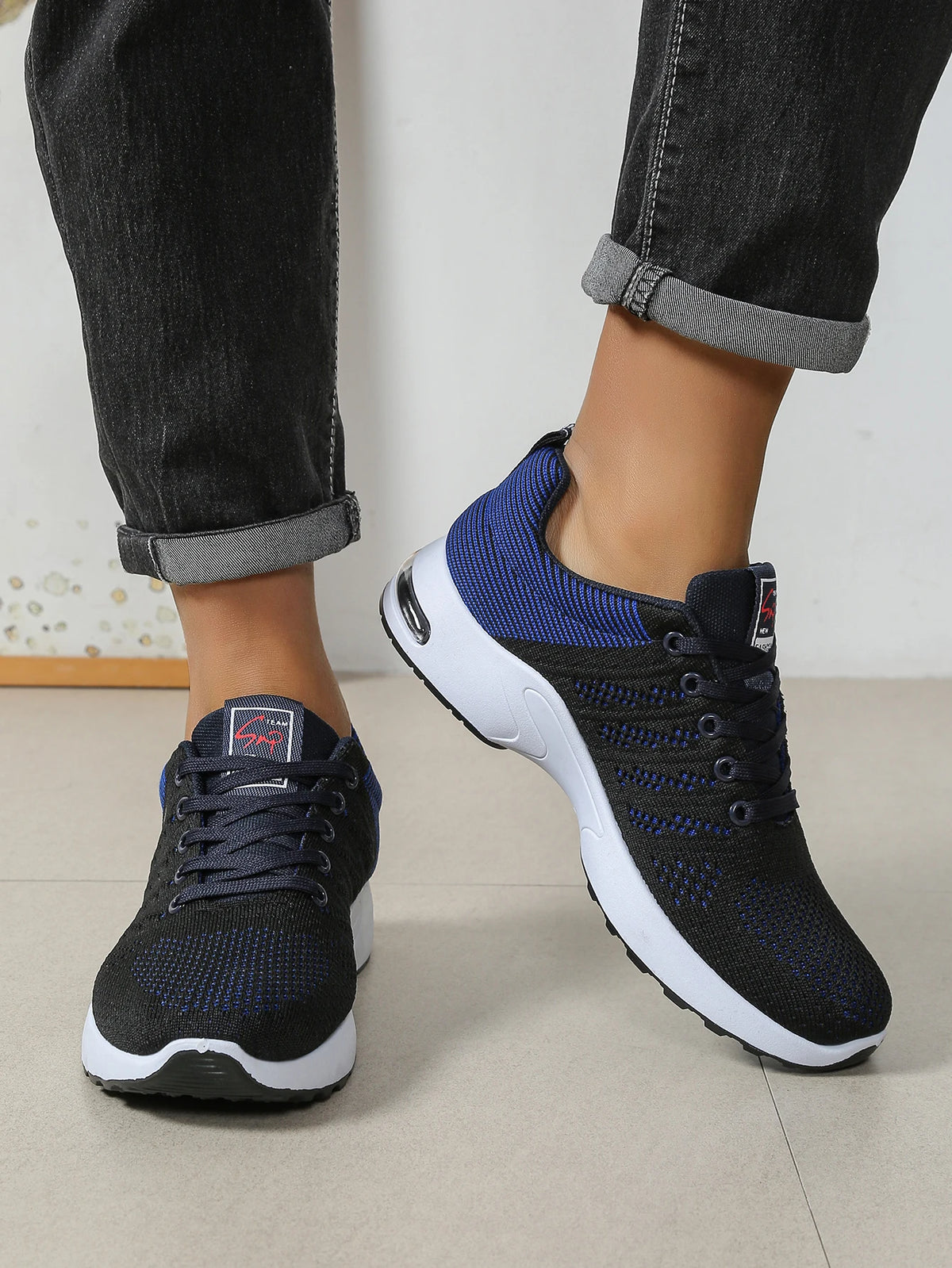 Zapatillas de running de moda para hombre con cordones, muy transpirables: antideslizantes, duraderas y con una comodidad acolchada. Zapatillas deportivas de moda para hombre.
