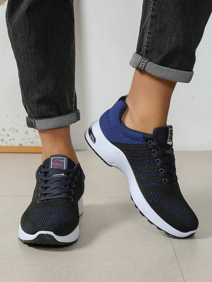 Zapatillas de running de moda para hombre con cordones, muy transpirables: antideslizantes, duraderas y con una comodidad acolchada. Zapatillas deportivas de moda para hombre.