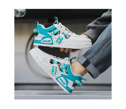 Skateboard Herresko Sommersneakers Læder Casual Mode Udendørs Løb Sport Vandreture Tennis Platform Designer Luksus