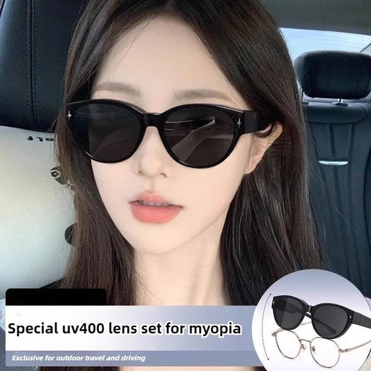 Fit Over Sunglasses for Driving Outdoor Activities Over Prescription Glasses for Myopia Unisex Style