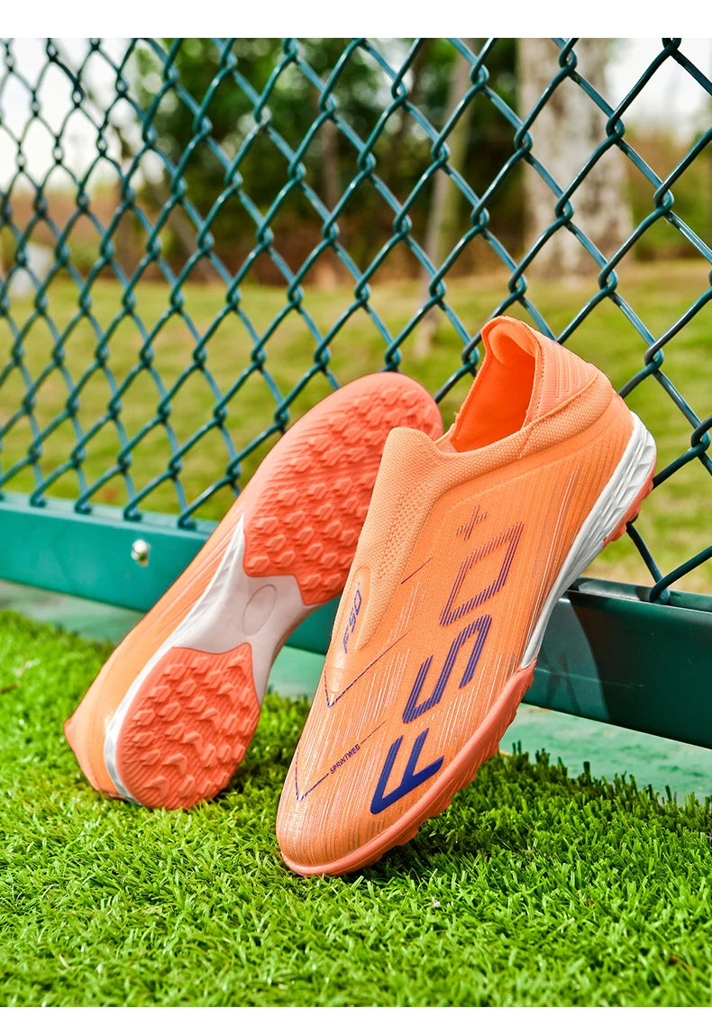 New Men Football Boots Match Cleats High-quality Futsal Indoor Sneakers Non-Slip Grass Soccer Shoes Hot-selling High-top Outdoor