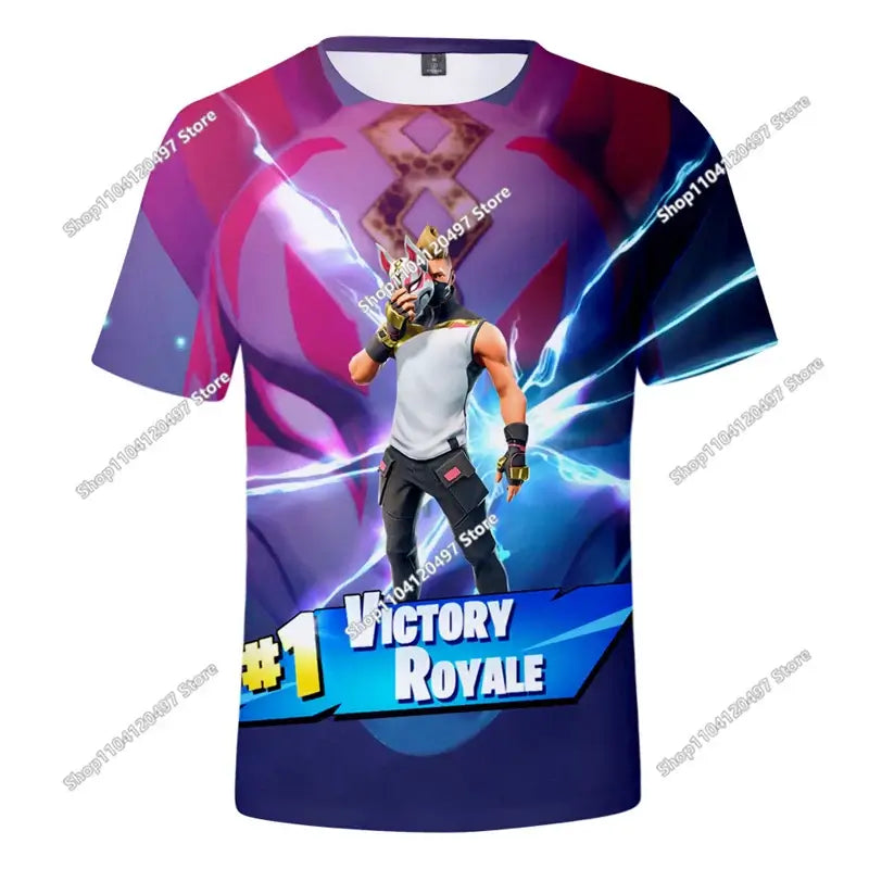 Halloween Peely 3D T-shirt Αγόρια Κορίτσια Χριστούγεννα Fortnite Tees Battle Royale Streetwear Παιδικά Victory Game Ανδρικά T-shirt Ρούχα