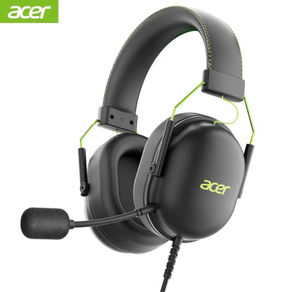 Acer OHW200 Casque Gaming Filaire USB 7.1 Surround Sound 2026 pour PC Ordinateur Portable, Micro et Réduction de Bruit