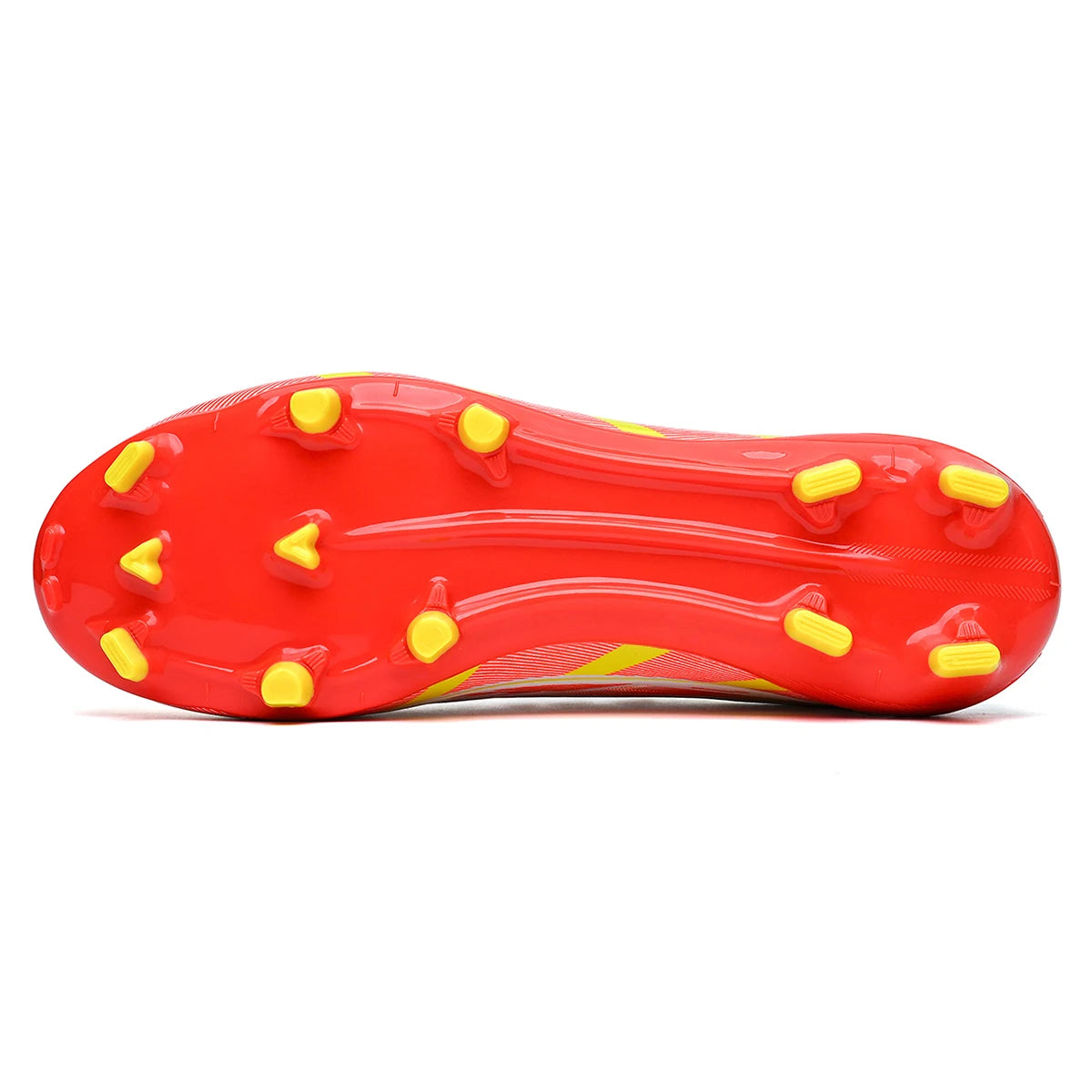 Chaussures de football AG FG pour adultes, tissu PU doux et agréable pour la peau, semelle extérieure antidérapante en TPU, résistantes à l'usure, pour les matchs sur gazon du week-end