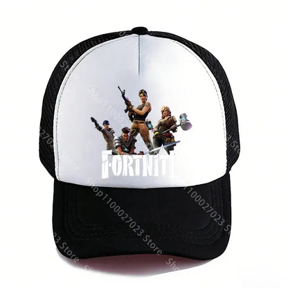 Fortnites Baseball Caps for Adult Boys Girls Cute Cartoon Summer Breathable Mesh Hat Anime Sunbonnet Headgear New Birthday Gifts