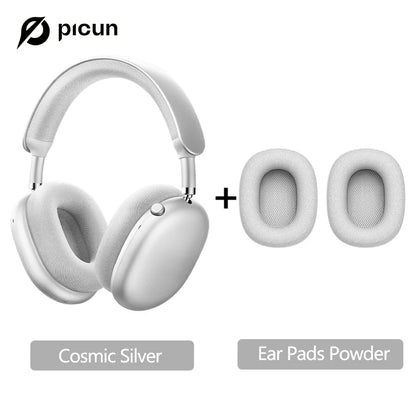 Cuffie wireless Picun F8MAX ANC, cancellazione attiva del rumore ibrida 59dB, audio spaziale, auricolari Bluetooth 6.0, headset over-ear 180H