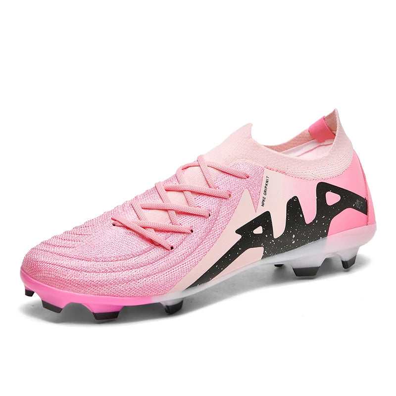 New Men Soccer Shoes Adult Non-Slip Boys Adult Futsal Sport Football Boots Grass Cleats Indoor Ultralight Turf Comfortable