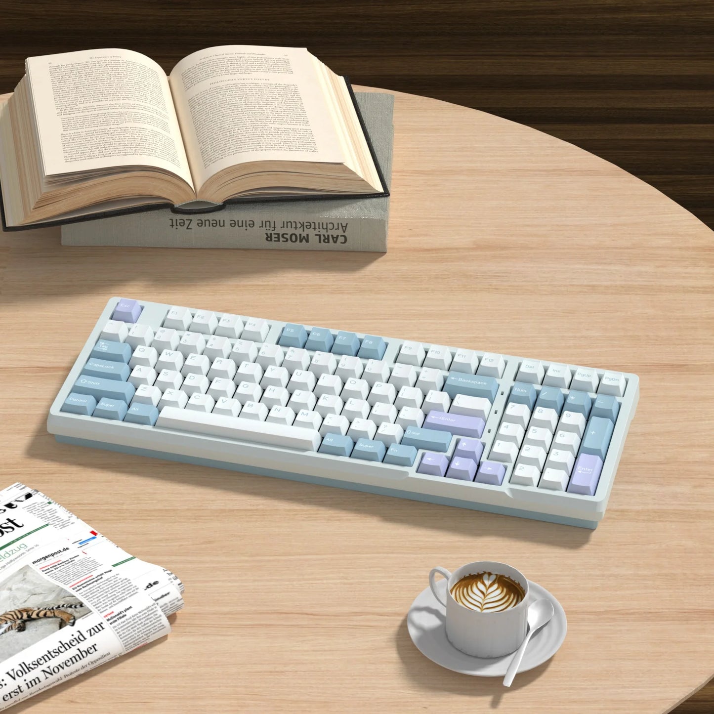 KBDiy GMK Illusion Set di tasti profilo Cherry Double Shot PBT ISO per tastiera meccanica gamer Kit Gaming stile rétro