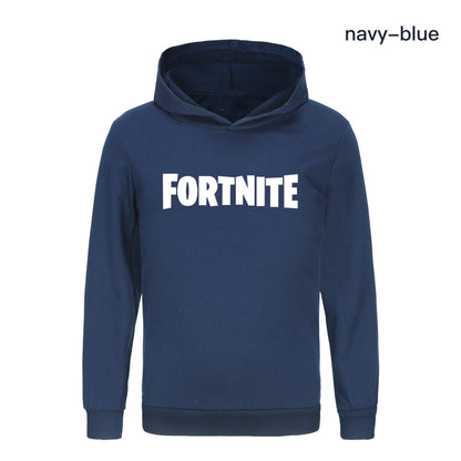 Detská mikina Fortnite Baby Cartoon s kapucňou, unisex, chlapčenská s dlhým rukávom, mládežnícke dievčenské ležérne kabáty1354