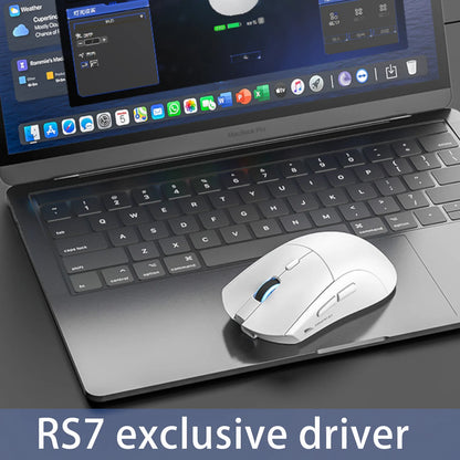 Bezdrátová herní myš SMAILWOLF RS7 Bluetooth, tři režimy, PAW3311, makra s vysokou přesností, pro notebook, gaming i kancelář