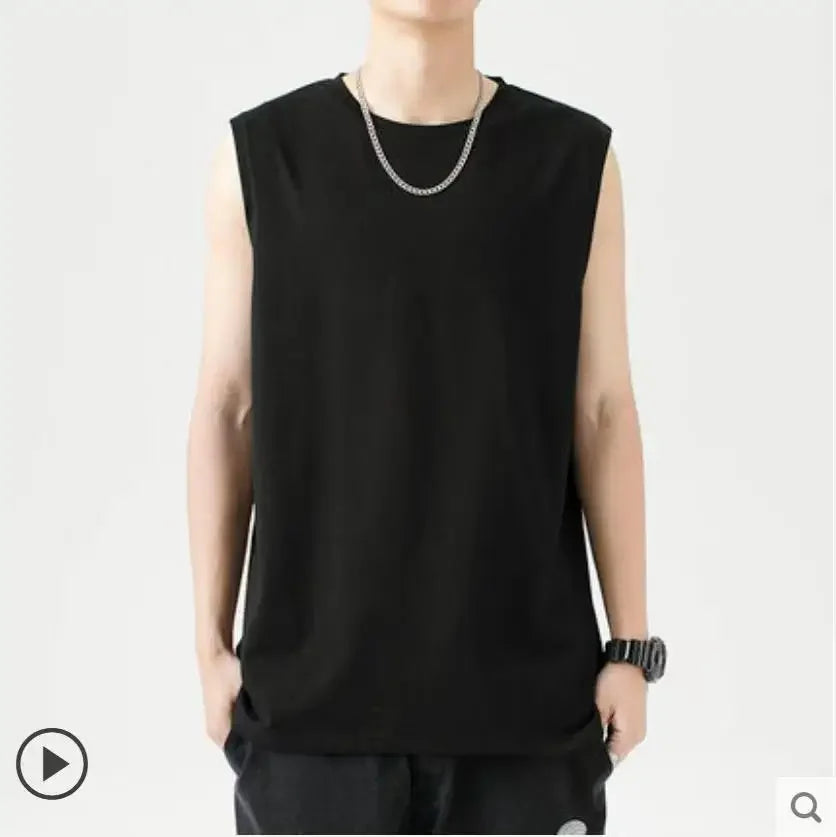 Son Goku Anime Dragon Ball Super Saiyan Harajuku Spring Summer Tank Top Casual Sports Fitness Pure Cotton Sleeveless Shirt Y2K