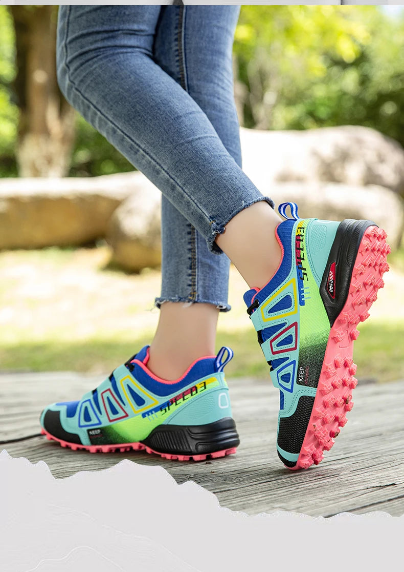 Pánské turistické boty, outdoorové sportovní boty, turistické boty se šněrováním, dámské turistické sportovní boty, protiskluzové lovecké taktické sportovní boty
