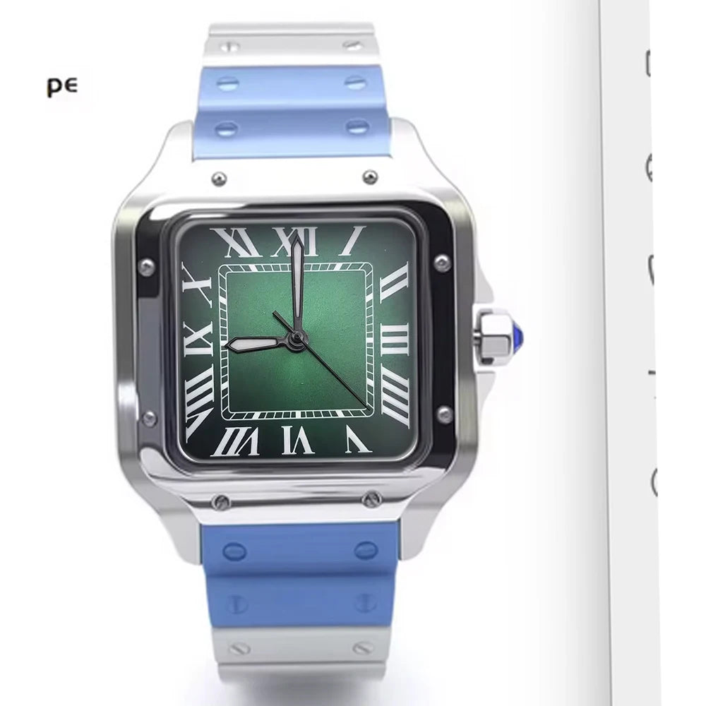 Men's watches Square Case New NH35 watch automatic sports watch waterproof fashion design Japan Miyota NH35 watch reloj hombre