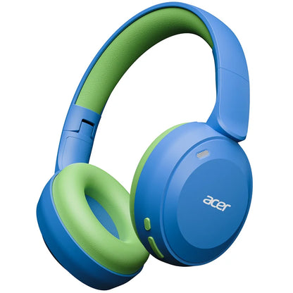 Casque Bluetooth 6.0 pour enfants Acer OHR668, limiteur de volume 85/94 dB, casque sans fil pliable à porter sur les oreilles, autonomie de 60 heures, microphone intégré.