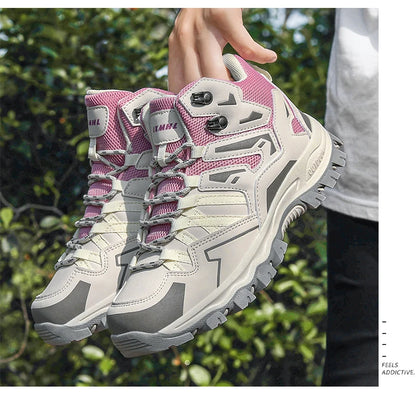 Zapatillas de senderismo unisex, zapatillas deportivas para actividades al aire libre, botas de acampada, zapatillas impermeables de mujer para caminar, zapatillas de senderismo antideslizantes