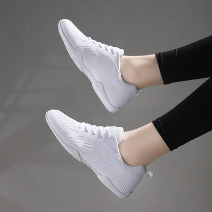 Marwoo Girls White Cheer Dance Sneakers Kids Lightweight Cheerleading Training Walking Tennis Womens Fashion Sports Shoes 2316
