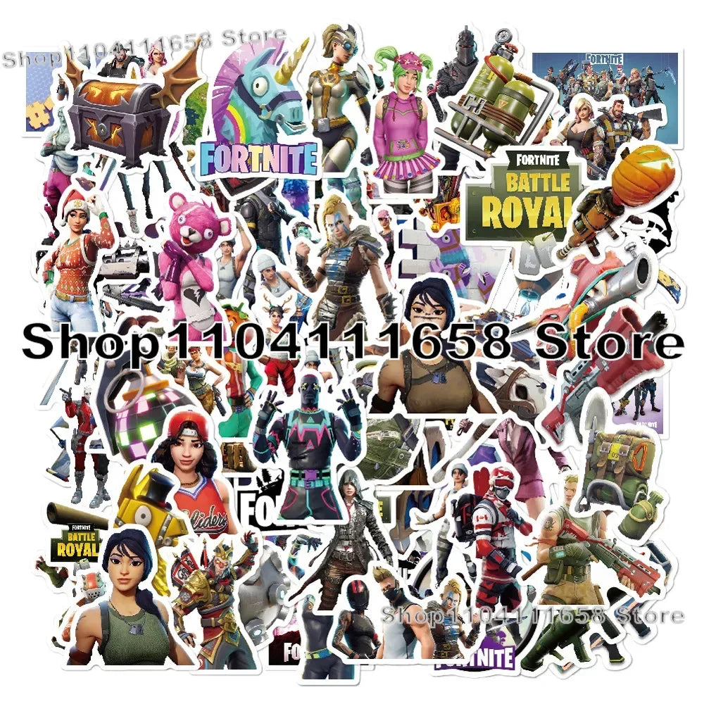 Lysande silikonarmband med Fortnite-tema, festdekoration, födelsedagsarmband, gummiband, trendiga leksaker för vuxna och tonåringar, födelsedagspresent