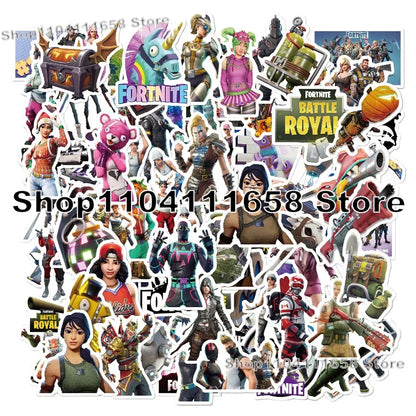 Lysande silikonarmband med Fortnite-tema, festdekoration, födelsedagsarmband, gummiband, trendiga leksaker för vuxna och tonåringar, födelsedagspresent