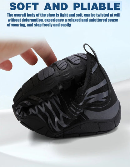 Large size Wading Shoes Men's Women's Outdoor Barefoot Beach Shoes Breathable Swimming Fitness Shoes Unisex Water Sports Shoes