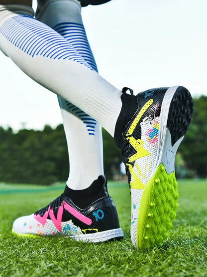Scarpe da calcio da uomo, scarpe da calcio Society, scarpe da calcio professionali, scarpe da calcio da campo veloce al coperto, scarpe da ginnastica da ragazzo, allenamento originale