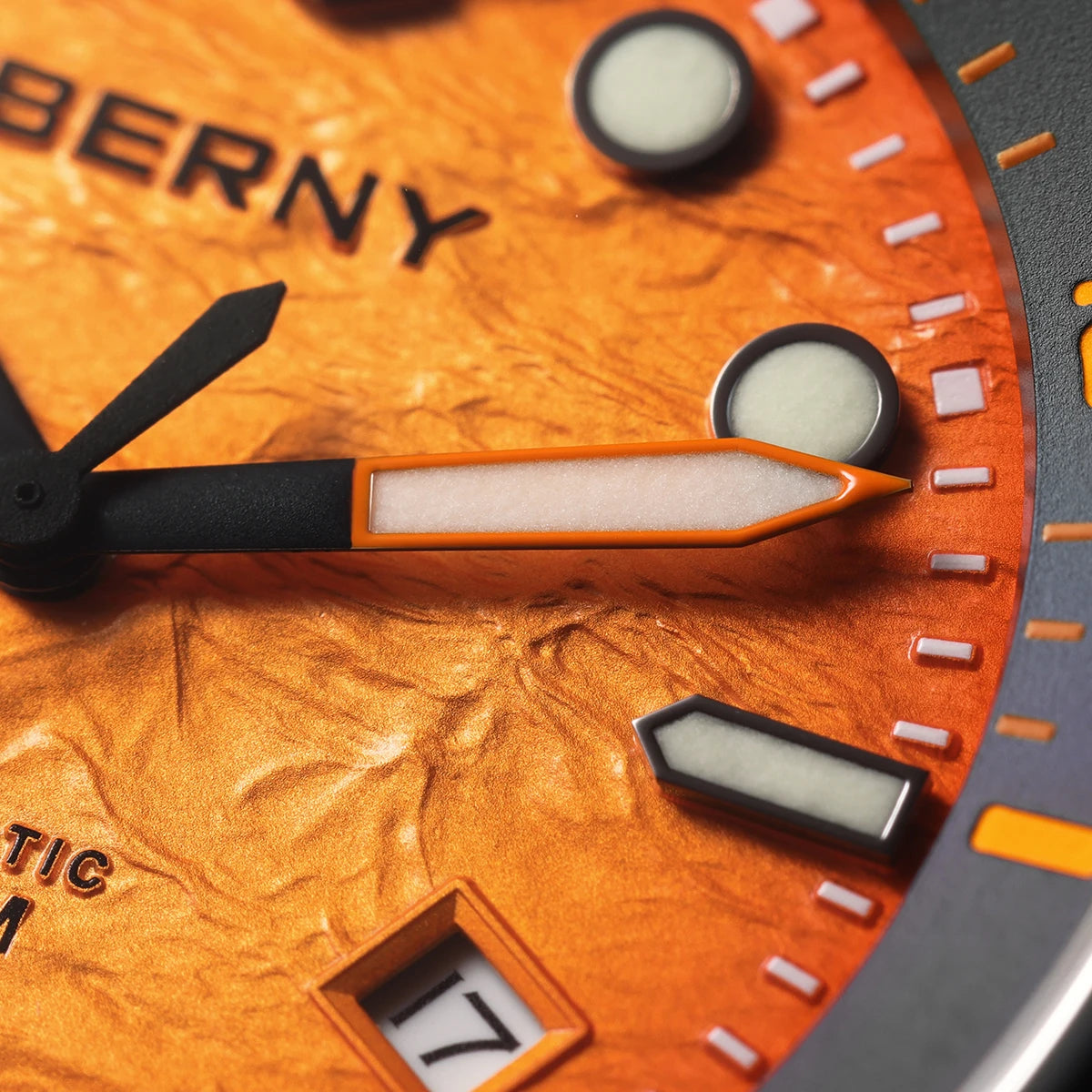 BERNY 20ATM Automatic Men's Watch Diver Sports Diving Watches Luxury Sapphire 316L Stainless Steel Mechanical Waterproof Watches