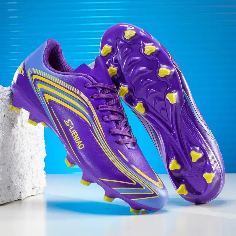 Nouvelles chaussures de football pour hommes, crampons de futsal, chaussures de soccer, chaussures de match, baskets d'intérieur de haute qualité, best-seller, antidérapantes, pour entraînement et extérieur