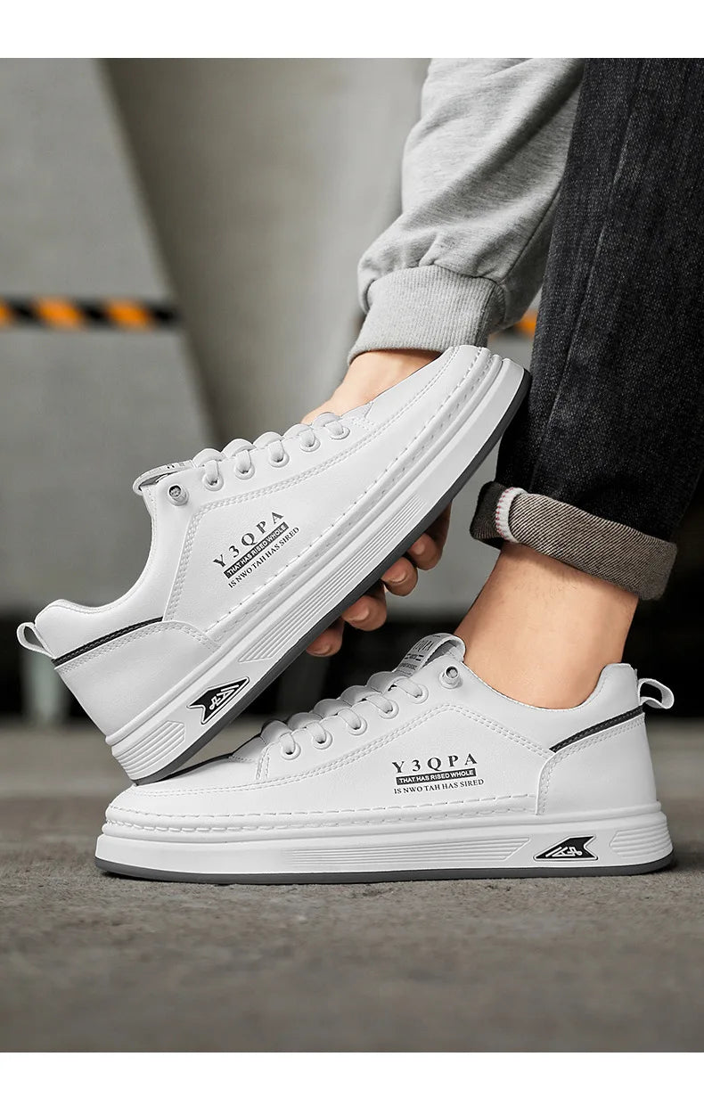 Men's Summer Fashionable Casual Driving Shoes Sporty Slip-On Loafers Versatile Comfortable Breathable Wear-Resistant Leather -..