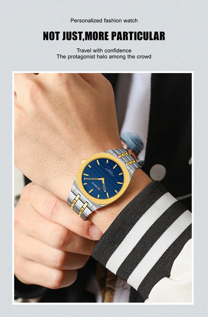 CURREN Top Luxury Brand Quartz Watch Men Stainless steel Strap Military Watches 30ATM Waterproof Wristwatch Relogio Masculino