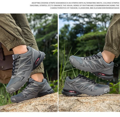 Men's Lockless Cycling Shoes,Outdoor Mountain Cross-Country Non-slip Hiking shoes,Breathable Sports Shoes,Road Cycling Shoes