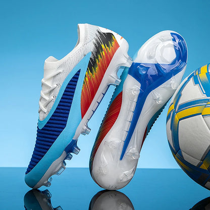 New Men Soccer Shoes Cleats Women Professional Football Boots Training Outdoor Durable Firm Ground Lightweight Adult Rugby