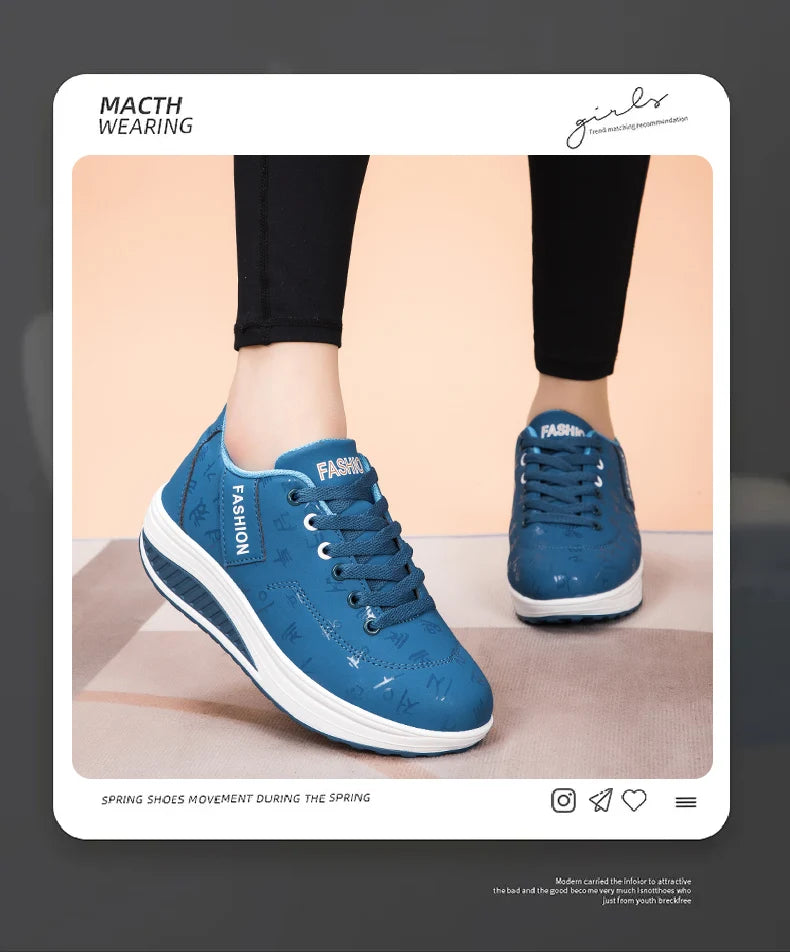 Women’s Sneakers Fashion Women’s Vulcanized Shoes High-Quality Flats Shoes for Women Walking Platform Plus Size Zapatillas Mujer